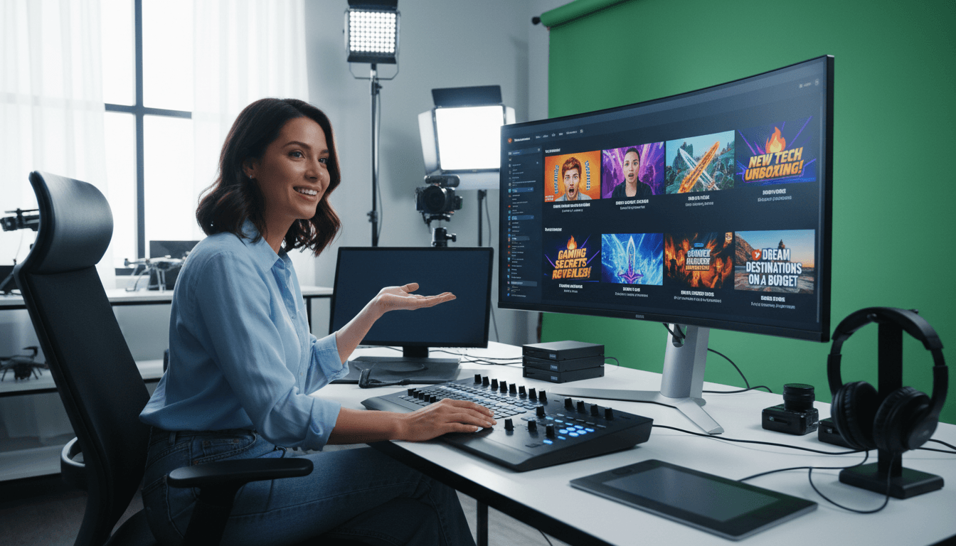 Content creator optimizing video titles